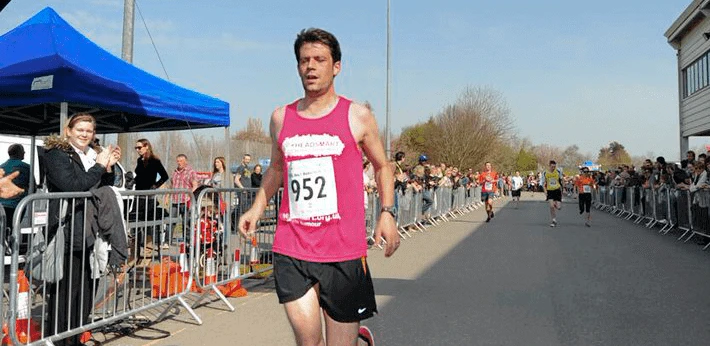 Alex Tucker during a marathon