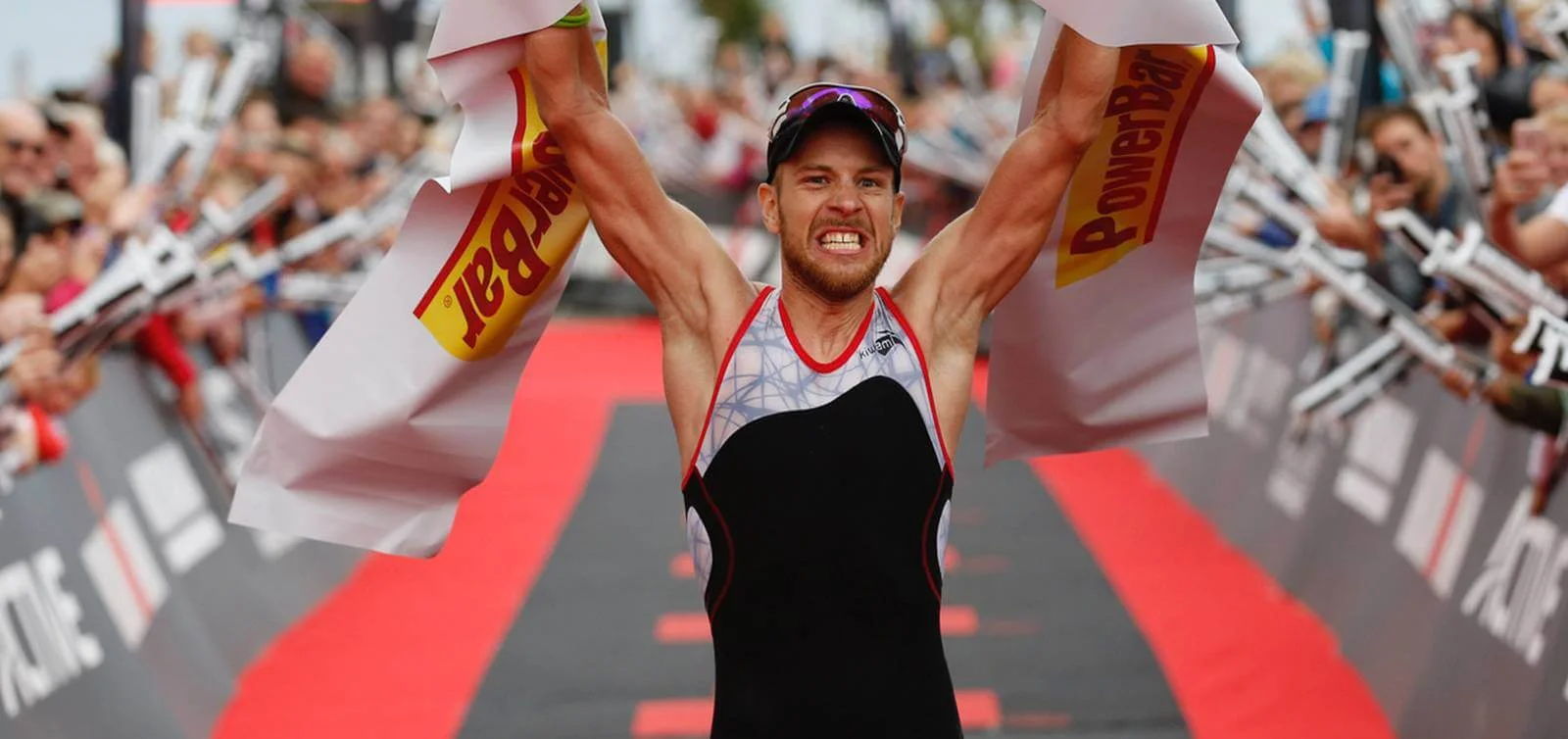 Joe Beer After completing a race