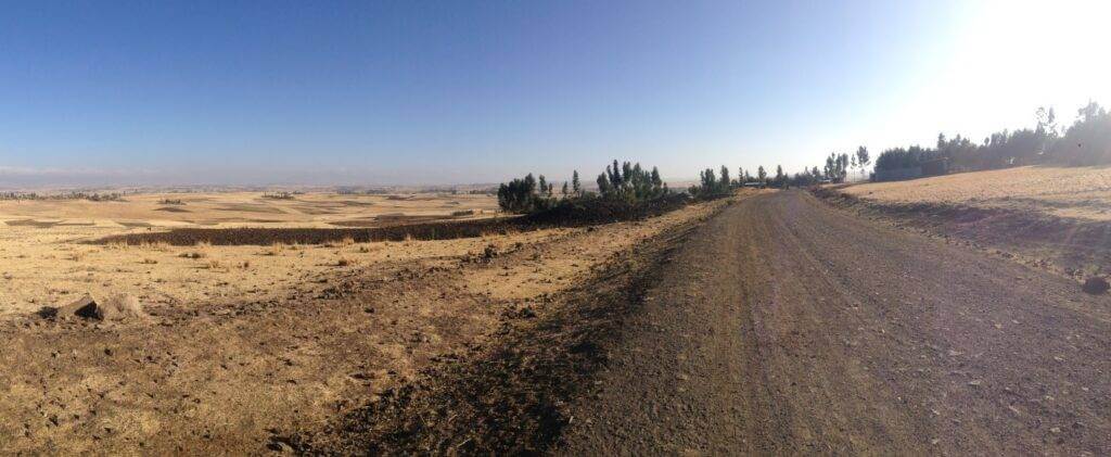 A Landscape of an Ethiopian field