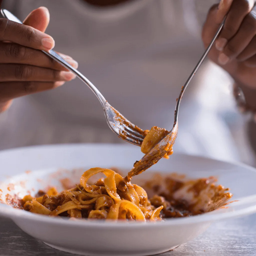 Bowl of bolognese